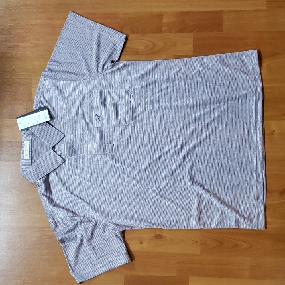 New Master Bear Purple Golf Shirt